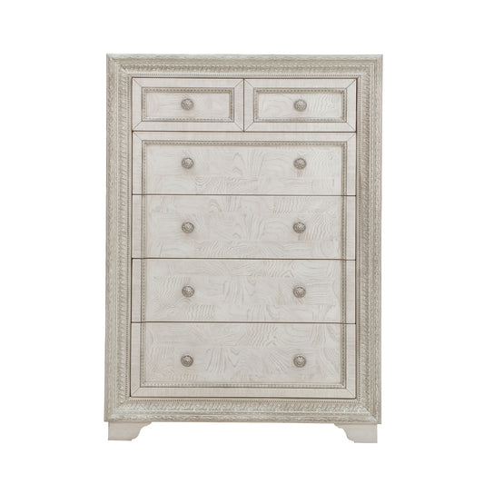 Camila - 6 Drawer Chest - Cream