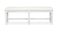 Kingston - Bench - Whisper White And Cerused Nutmeg