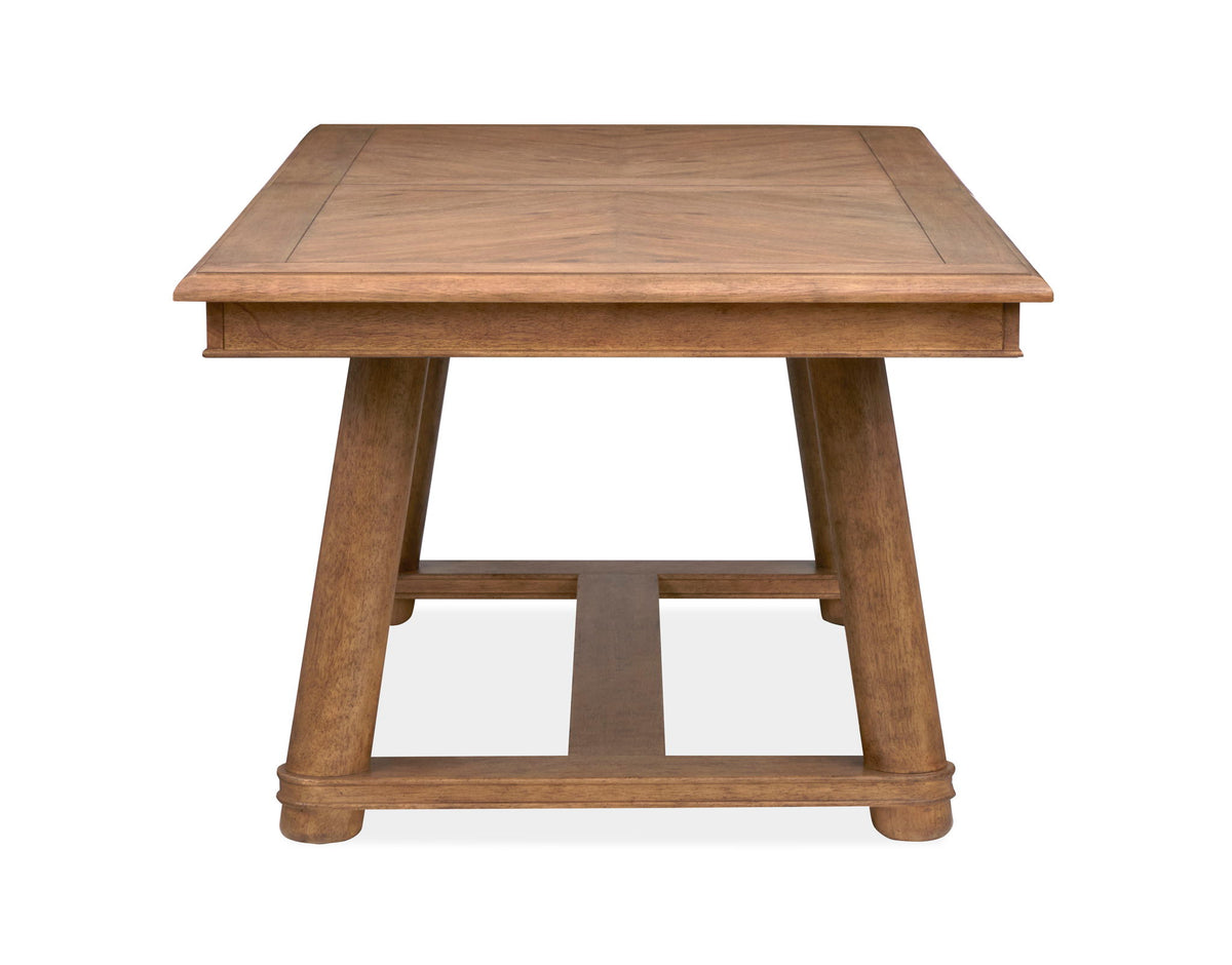 Woodward - Trestle Extendable Dining Table Set