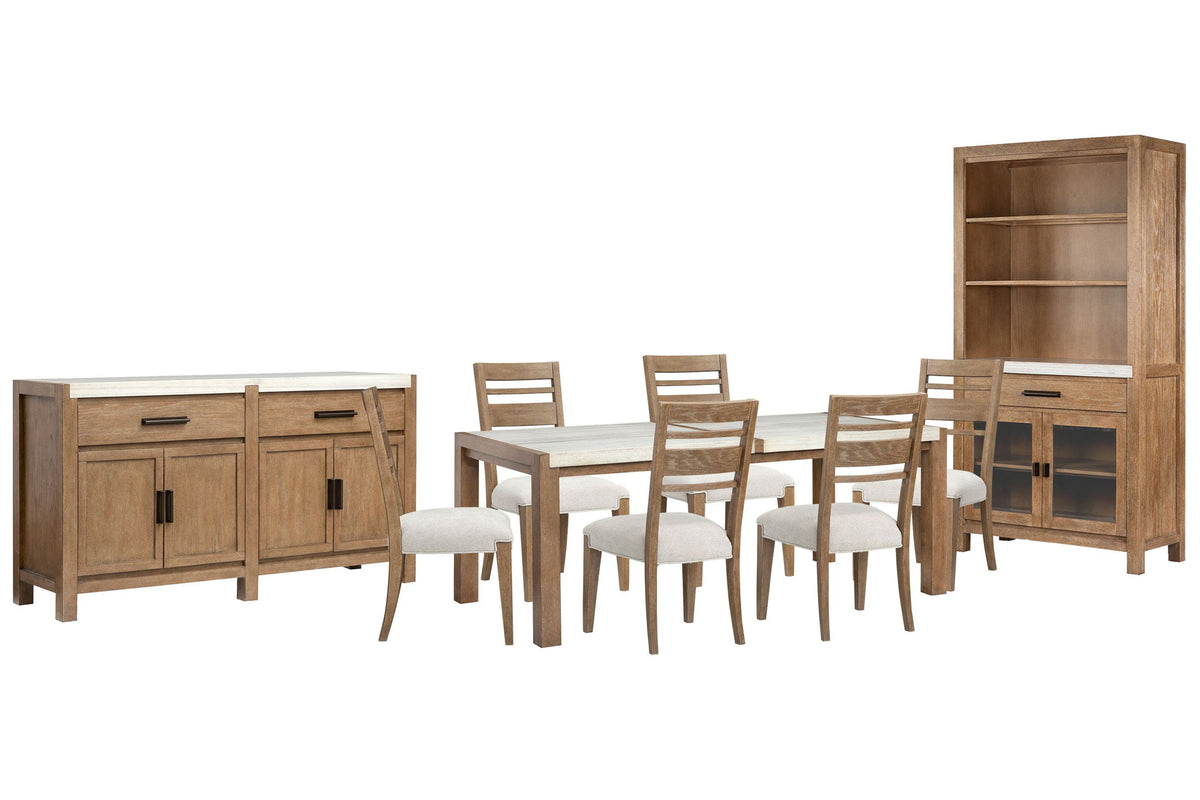 Plum Creek - 9 Piece Rectangular Dining Table Set