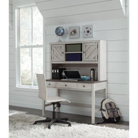 Riverwood - Desk With Usb Port - Gray