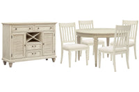 Newport - Extendable Round Dining Table Set