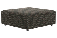 Royster - Castered Cocktail Ottoman - Walnut