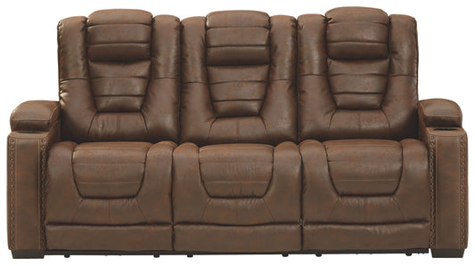 Owner's - Thyme - PWR REC Sofa with ADJ Headrest