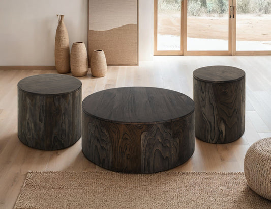 Balam - End Table - Oil Black