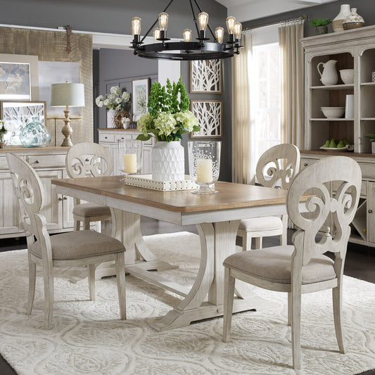 Farmhouse Reimagined - Trestle Table - White