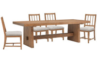 Lindon - Trestle Dining Table Set