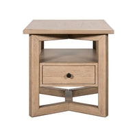 Proximity Place - Rectangular End Table - Barley Buff