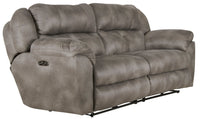 Ferrington - Power Lay Flat Reclining Sofa with Power Adjustable Headrest