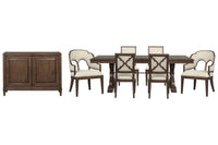 Jubilee - Extendable Trestle Dining Table Set