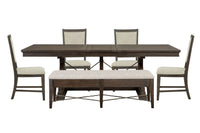 Westley Falls - Extendable Trestle Dining Table Set
