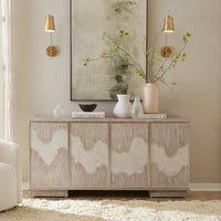 Terrace - 4 Door Accent Cabinet - Gray