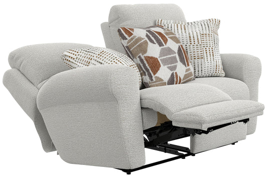 Kellen - Lay Flat Reclining Loveseat - Ecru