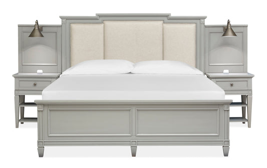 Glenbrook - Complete Wall Bed With Upholstered Headboar