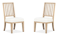 Coventry - Upholstered Side Chair With Solid Wood Back (Set of 2) - Honey Wheat