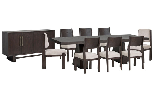 Tauren - 10 Piece Extendable Double Pedestal Dining Table Set