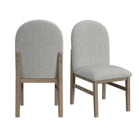 Portland - Round Back Side Chair (Set of 2) - Gray