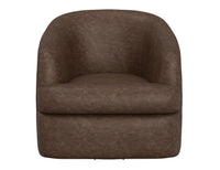 Tumbi - 360 Degree Swivel Accent Chair - Chocolate Brown