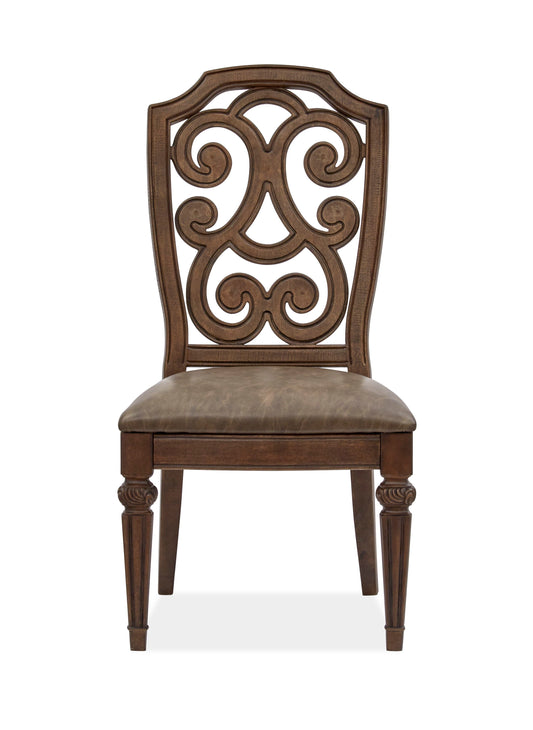 Durango - Wood Dining Side Chair With Upholstered Seat (Set of 2) - Willadeene Brown