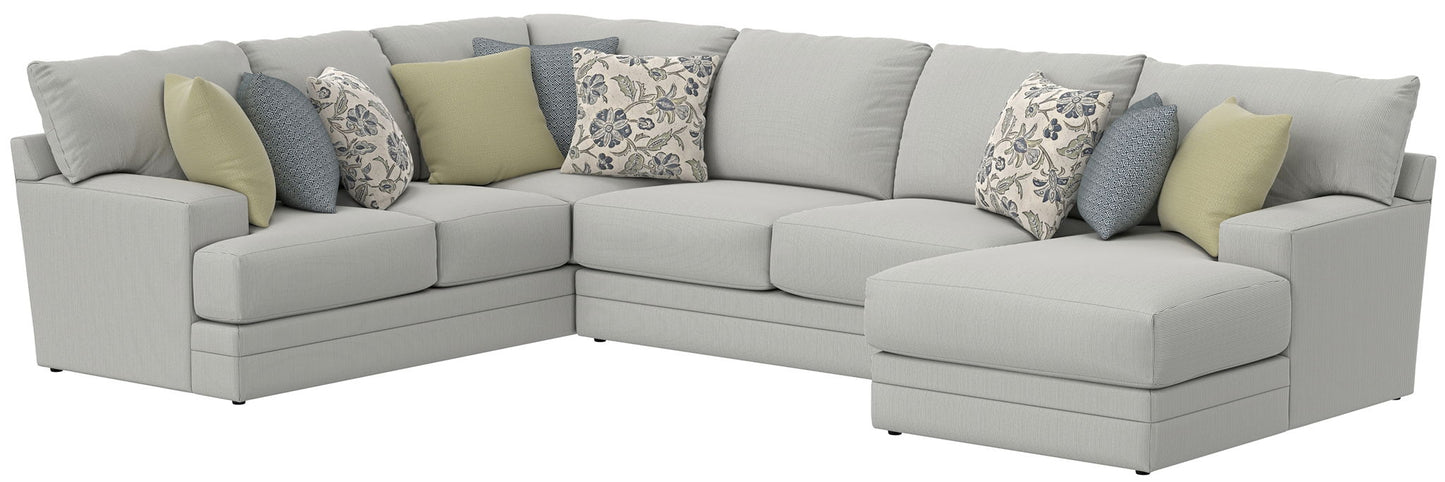 Stockbridge - Sectional With Comfort Coil Seating And 9 Accent Pillows Included