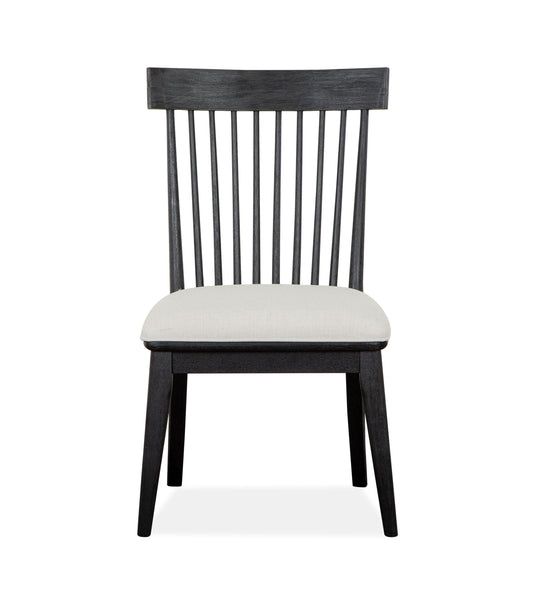 Harper Springs - Dining Side Chair With Upholstered Seat&Windsor Back (Set of 2) - Silo White