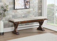 D00526 - Dining Bench - Dark Brown