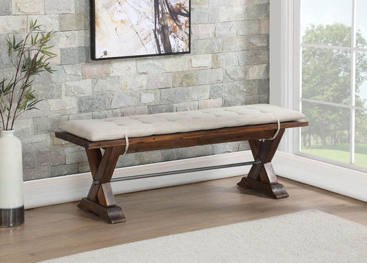 D00526 - Dining Bench - Dark Brown