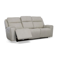 Barnett - Power Reclining Sofa With Power Headrests & Lumbar