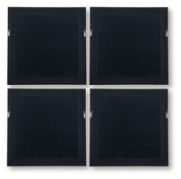 Dallbourne - White / Gold Finish - Wall Art Set (Set of 4)