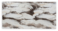 Jeshina - Dark Brown / Beige - Dining Table