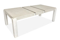 Lorelei - Extendable Rectangular Dining Table - Misty Cloud