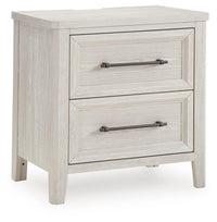 Darbonton - Two Drawer Night Stand - Dove White