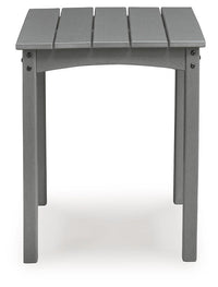 Cove Beach - Square End Table - Gray