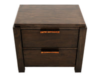 Raramuri - 2 Drawer Nightstand - Dark Brown