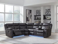 Sultan Meadow - Carbon - 2-Piece Reclining Sectional