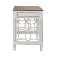 Magnolia Manor - L Writing Desk - Antique White