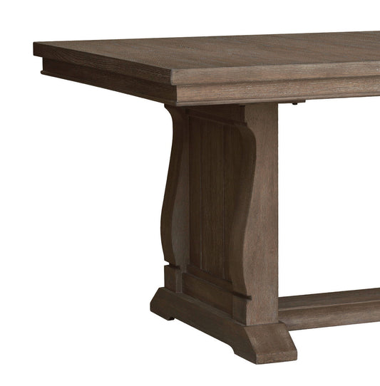 Lawson's Creek - Trestle Table - Dark Brown