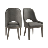 Hollywood Park - Dining Chair (Set of 2) - Dark Gray