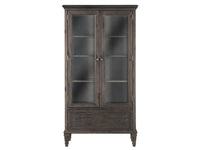 Sutton Place - Door Bookcase - Weathered Charcoal