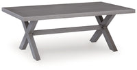 Half Moon Beach - Rectangular Cocktail Table - Gray