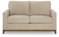 Arendale - Desert - Loveseat With Dark Cushions