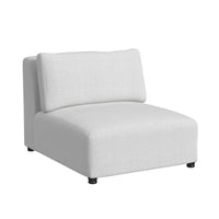 Zandara - Modular Armless Chair - Beige