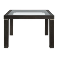 Elodie - Counter Table With Glass - Charcoal