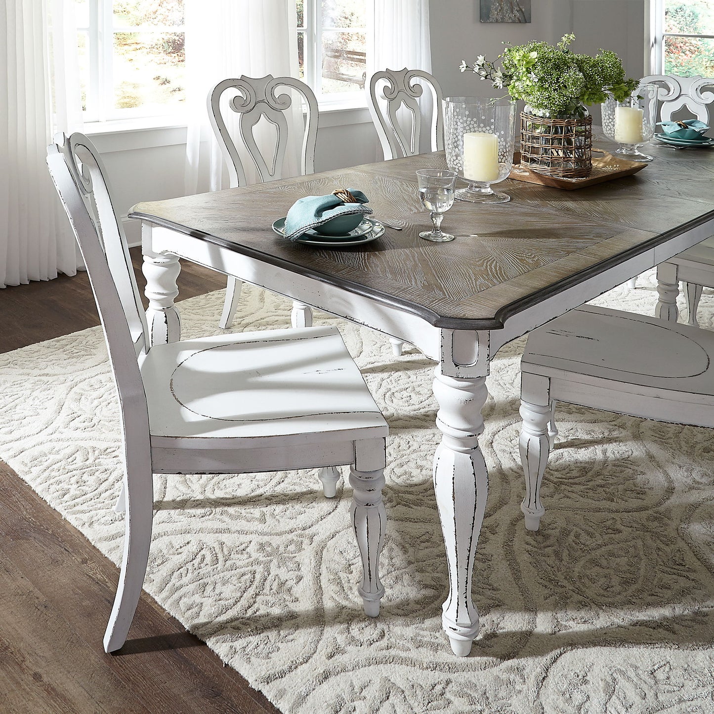 Magnolia Manor - Rectangular Table Set