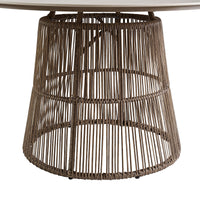 Alesso - Round Dining Table - Brown / Sand