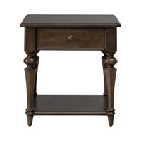 Arden Road - Drawer End Table - Satin Cherry