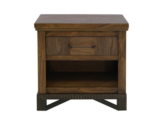 Walnut - Nightstand - Walnut Brown