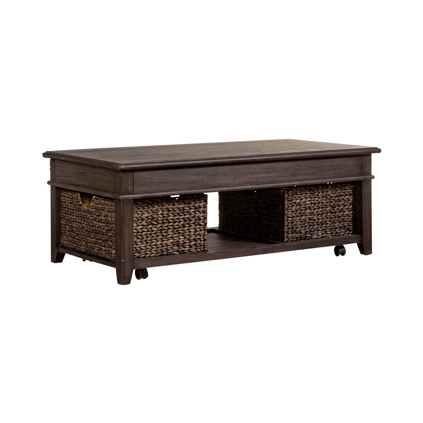 Mill Creek - Lift Top Cocktail Table - Dark Brown