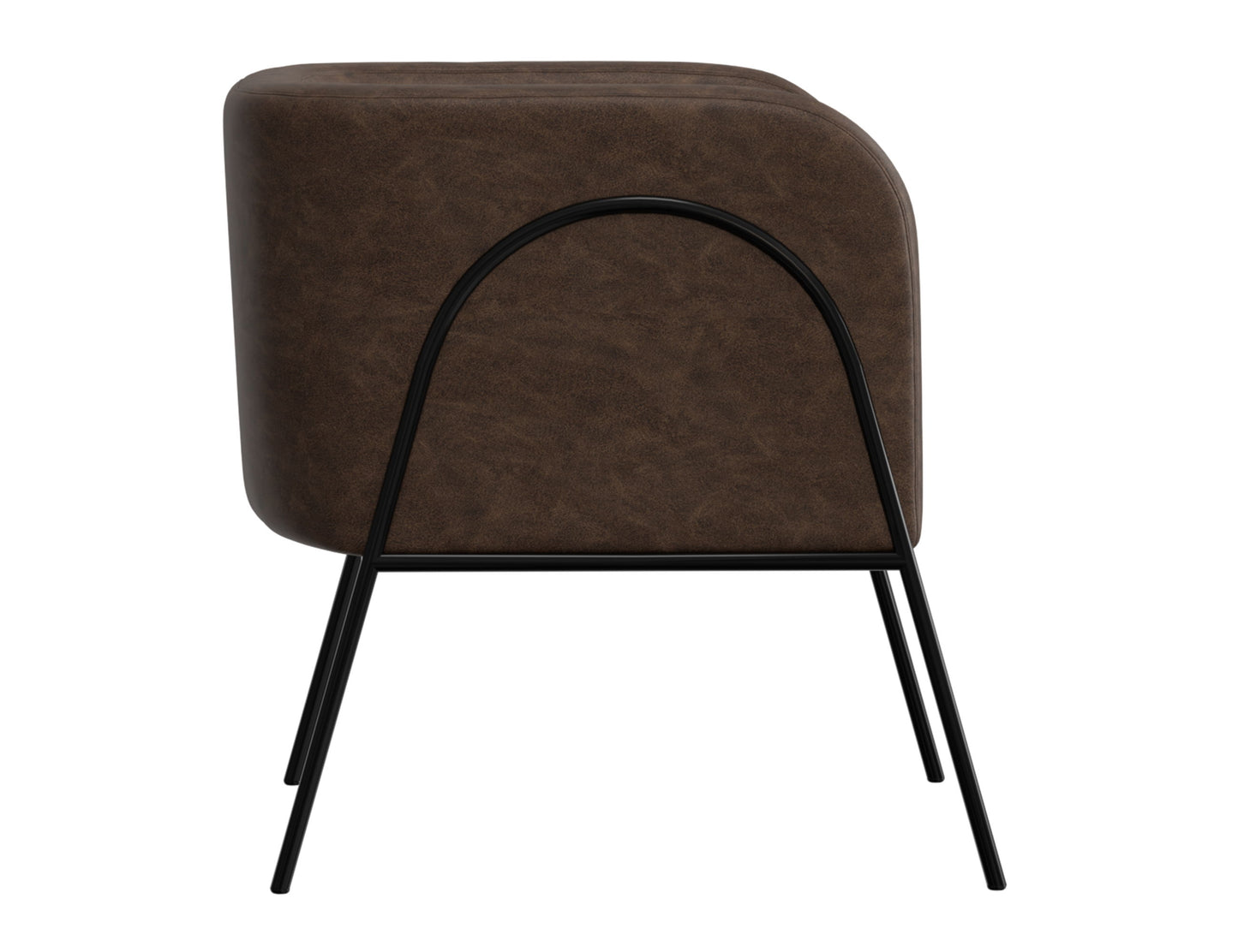 Malibu - Armchair - Chocolate Brown