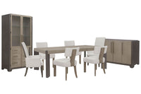 Anderson Park - Leg Dining Table Set With Klismos Chairs
